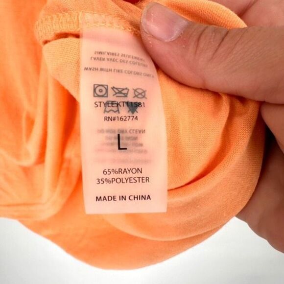 NWT Mono B Open Overlay Back Tank Top Jersey Knit Open Back Large Active Workout - Picture 7 of 12